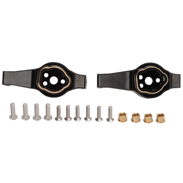 2 sett RC messing hjulblokker Protal Drive C navholder for Traxxas TRX‑4 RC bil oppgraderingsdeler