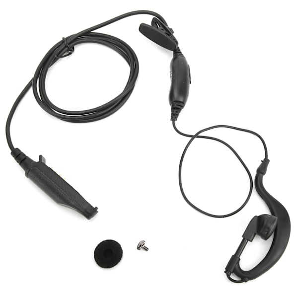 Tovejsradio vandtæt headset med mikrofon C Form Enkelt Headset til BFUV9R BFA58 BF9700 BFUV 9R Plus
