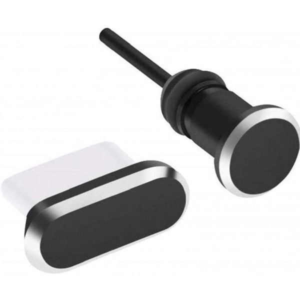 Sæt med USB C-støvstik til opladningsport Støvstik til 3,5 mm hovedtelefonstik