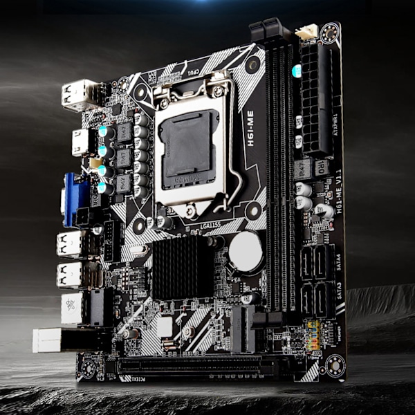 LGA 1155 Moderkort NVME WiFi M.2 VGA HD Output 10 USB 2.0 DDR3 Mini ITX Moderkort för dator PC Byte