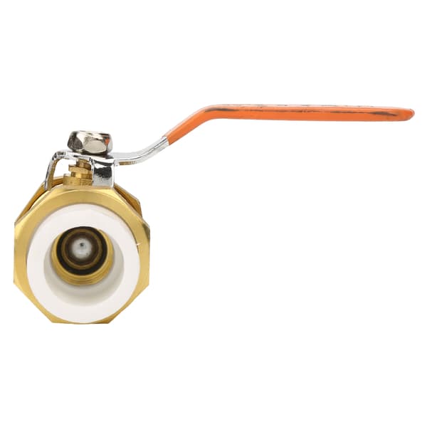 Messingrør Kugleventil med dobbelt PPR-smeltefitting 1\" BSP DN25