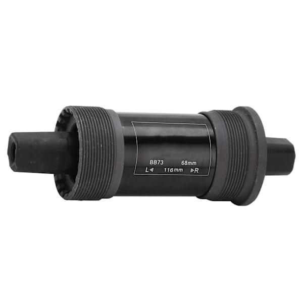 Mountainbike bunnbrakett forseglet 68 mm stålaksel med skrue for firkanthullsvev 116 mm/4,57 tommer