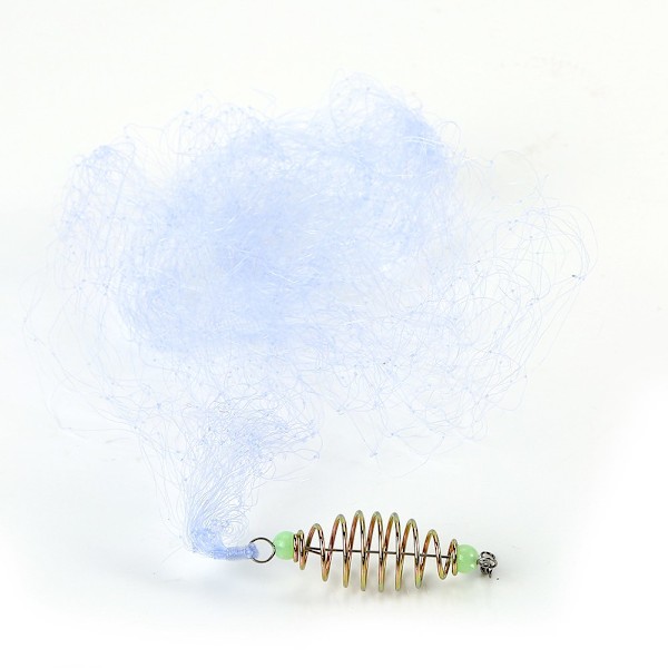 4st fiskenät med Luminous Beads Swivel Connector (7#)