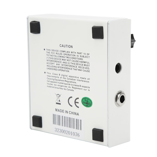 Forsinkelseseffekt Dual Channel 4 moduser elektrisk gitarreffekt Digital forsinkelse monoblock effektor DC9V 75mA