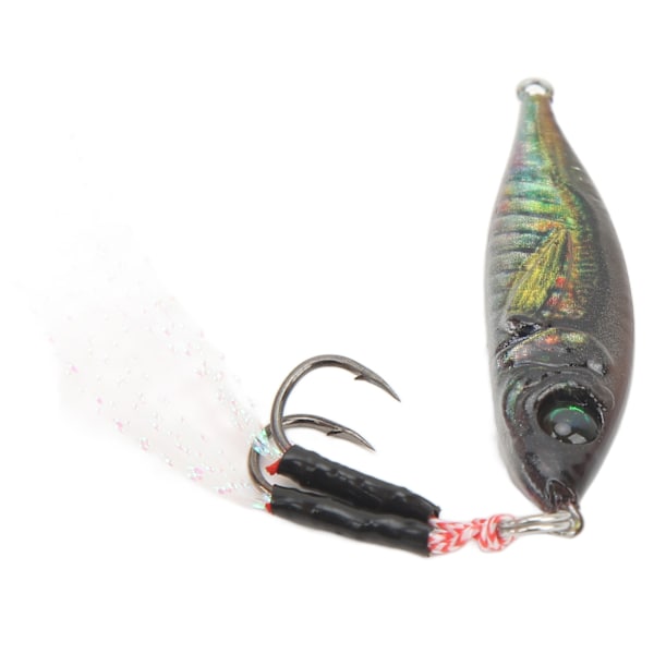 21g 3D-trykt Simulering Jernplate Agnsfisk Kunstig Fiske Agnsfisk med Krok for Tunfisk Marlin Wajo Seilfisk Tunfisk Modell 1
