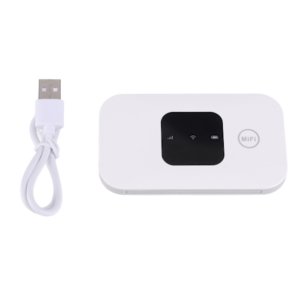 Bärbar Wifi High Speed ​​Vit Bärbar Liten 4G Mobil WiFi Hotspot Router för Telefon Bärbar Bordsplatta