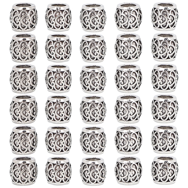30 st Fashionabla skägg Hårpärlor Vintage hårflätningspärlor DIY smycken Armband Pärlor