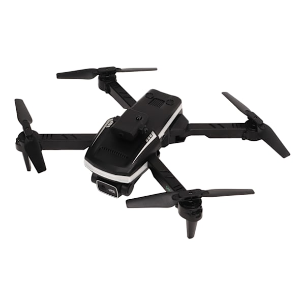 Hopfällbar drönare med 4K enkelkamera WiFi LED-ljus 50x Zoom One Key Take Off 4K Intelligent Obstacle Avoidance RC Quadcopter Svart