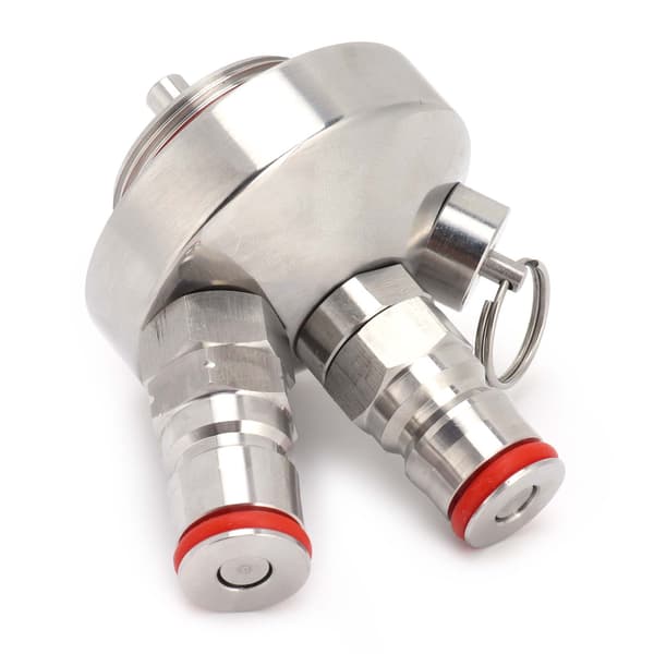 【NX】Mini Keg øldispenser sæt rustfrit stål kugleøldispenser aflastningsventil kompatibel med 2L/3,6L/5L fad