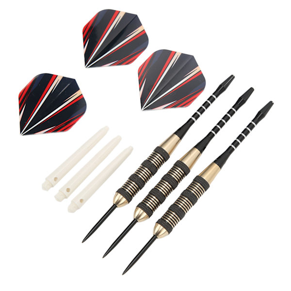 20g 3-pack Dartset Professionell Stålspets Kopparaxlar Dartset för Professionella Dartspelare Nybörjare