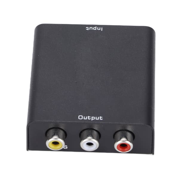 AY26V14 4Kx2K HD Multimedia Interface till RCA AV Adapter Mini CVBs Video Audio Converter