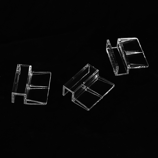20st glasskydd Akrylklämmahållare Stödklämma tillbehör för akvarium (8 mm)