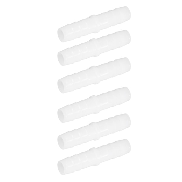 10 stk plastslange med hulling montering sæt med lige hullinger samlinger Mender koblingsadapter 12-12 mm