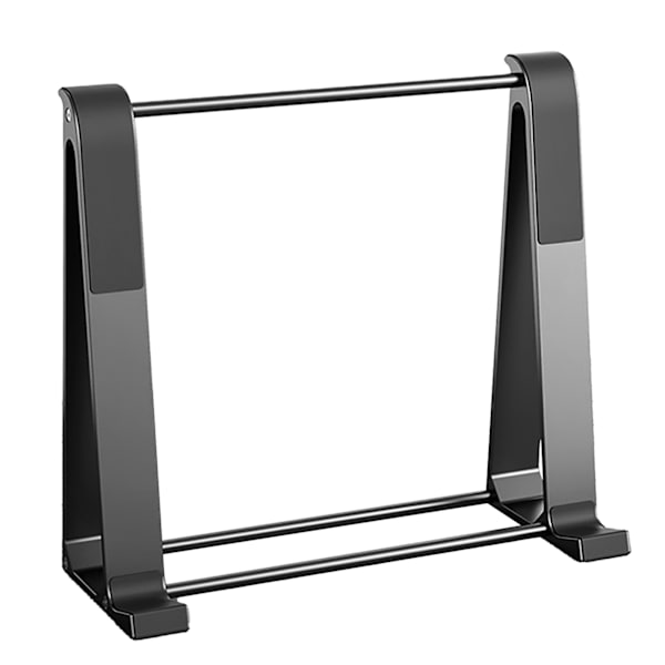 Bærbar computerstand Ergonomisk design Aluminiumlegering Skridsikker blød silikone bærbar computerholder til enhed under 17 tommer Grå fri størrelse