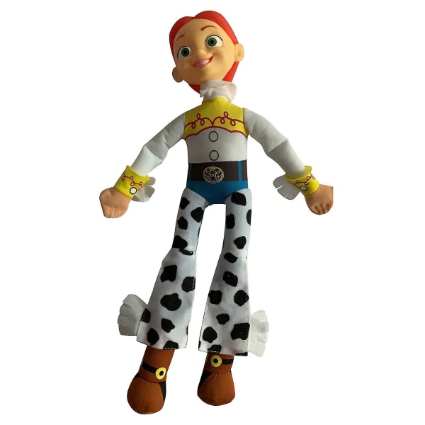 Utmerket kvalitet - Anime Toy Story Hot Sherif Woody Buzz Lightyear Bildukker Plysjleketøy Utenfor Hengende Leke Søt Biltilbehør Bildekorasjon White