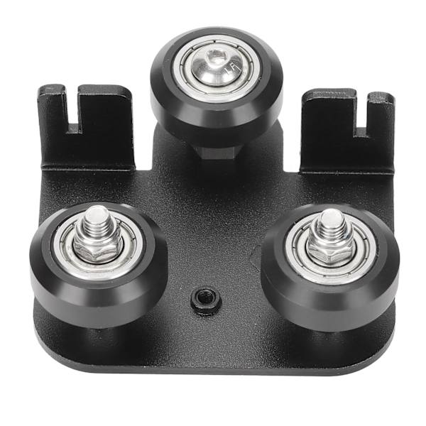 3D Extruder Back Support Plate V Slot Aluminium Extruder Frame Svart Extruder Support Backplate för Ender 3 för Ender 3s