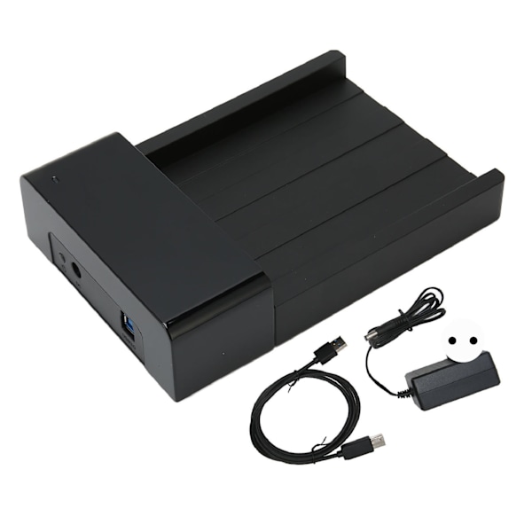 HDD-asema, litteä, USB3.0 - SATA 5 Gbps, Plug and Play, kiintolevylukija 8 TB:lle, 2,5/3,5 tuuman SATA HDD, 100–240 V, EU-pistoke