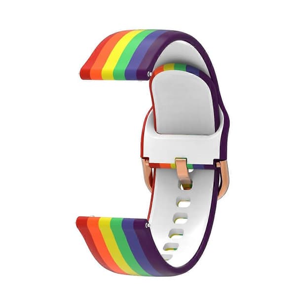 【NX】20mm Universal Rainbow Silikone Rem Urrem Not Specified