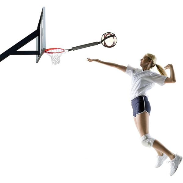 Volleyballtræner Basketballtræningssystem Træningshjælp Hjemmetræningsudstyr til at forbedre din hoppearms hastighed og maksimale kraft, Model: Sort