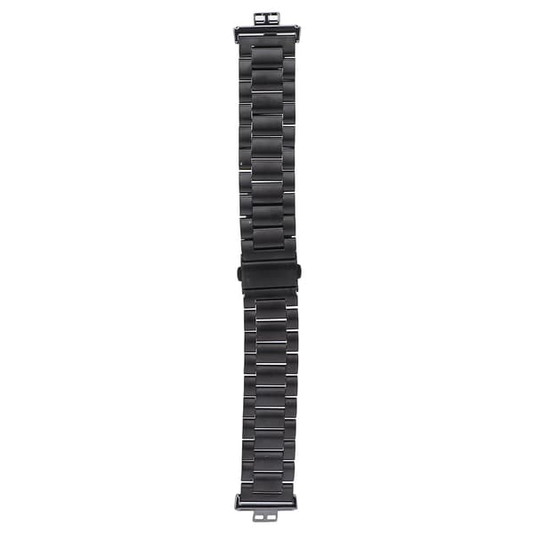 Smartklokkebånd Klokkerem Dobbel Spenne Solid Rustfritt Stål for HUAWEI Watch FIT Svart