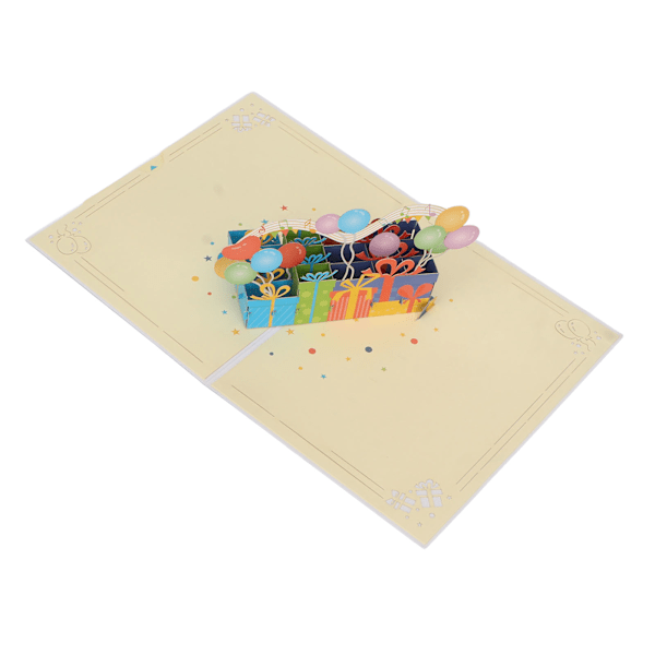 3D-onnittelukortti DIY Upea kaunis 3D-syntymäpäiväkortti numerokorttien kanssa