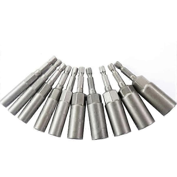 10 stk. 6 mm-15 mm sekskantmøtrikdriver