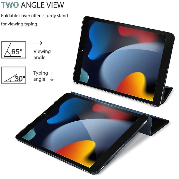 Case , joka on yhteensopiva Ipad Pro 11:n (2020/2021) kanssa, kovakantinen Flip Cloth Texture Flip case blue