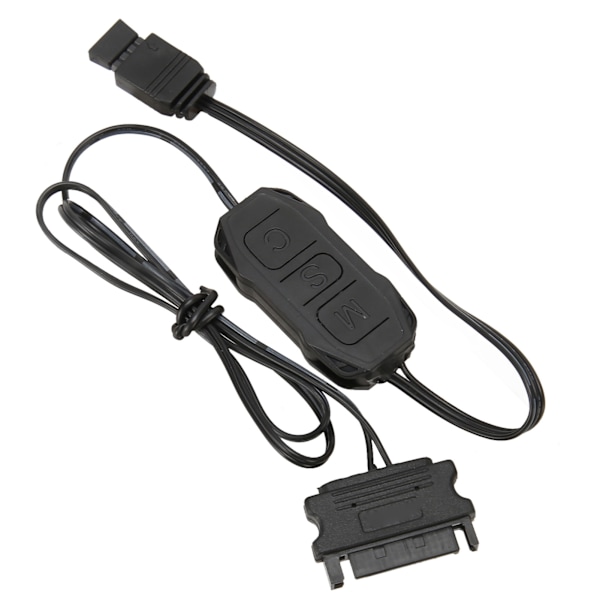 5V 3Pin ARGB Controller Flera ljuslägen Styra manuellt RGB Fläkt Controller SATA Power Light Bar Controller