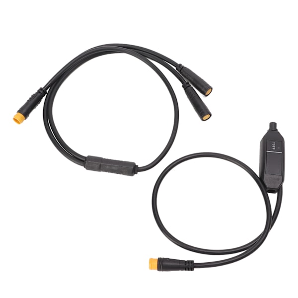 1T2 Elcykkelbrems delt kabel Gir Sensor Forlengelsesledning for BAFANG Mid Motor