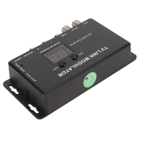 【NX】TV Link Modulator Justerbar Støtte PAL NTSC AV til RF-omformer med USB-ladekabel for A V-kilde dekoderbokser