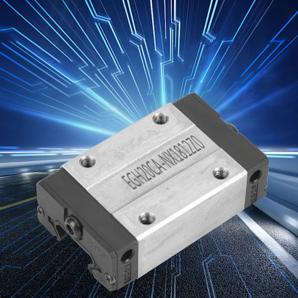 1st EGH20CA Mini Linear Motion Guide Rail Block Slider Lager Stål Glidblock