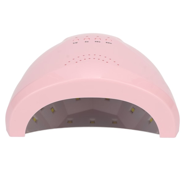 UV LED Neglelakk Lampe Intelligent Infrarød Sensor Berøringsskjerm Rosa UV Lampe Negletørker 100‑240V EU Plugg