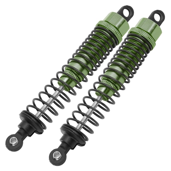 2 stk 108mm RC metallstøtdempere for TRAXXAS SLASH 2WD RC bil oppgraderingsdeler Grønn