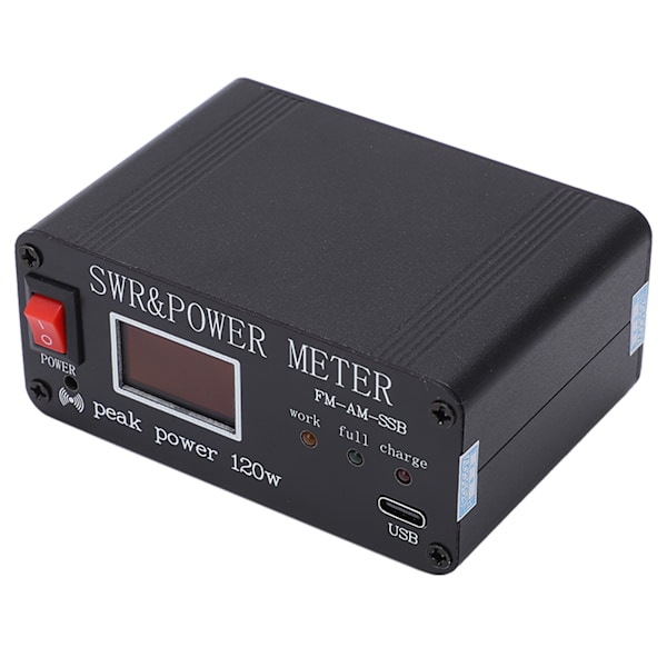 Shortwave Power Standing Wavemeter SWR och Power Meter Standing Wavemeter Aluminiumlegering