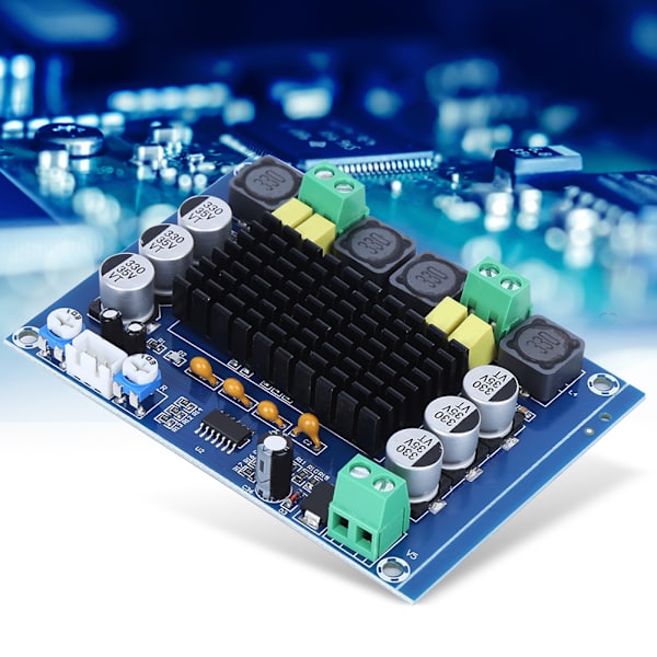 Förstärkarmodul 2-kanals digitalkort Högeffektpotentiometermodul XH M543