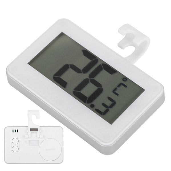 LCD Digital Akvarium Termometer Temperatursensor Måler Hjem Køleskab Termometer