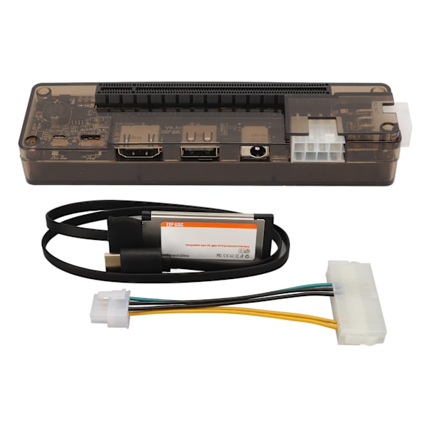 Laptop Ekstern Grafikkort Dock EXP GDC Graphics Extension Expresscard 6Pin 8Pin Interface Output Dock