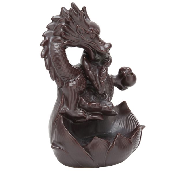 Dragon Røgelsebrænder Røg Tilbageflow Røgelseholder Håndværk Hørpynt Gave