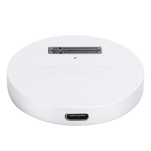 Harddisk Kabinet Adapter Kabel NVME til USB3.1 Ekstern Gen2 Læser SSD Konverter Sølv