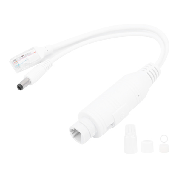 48V til 12V POE Splitter Vanntett Adapterkabel Strømforsyningsmodul for IP-kamera