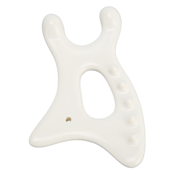 Keramiset Gua Sha -kaavin työkalu Ergonomiset pyöristetyt reunat Gua Sha -kasvohieronta työkalu