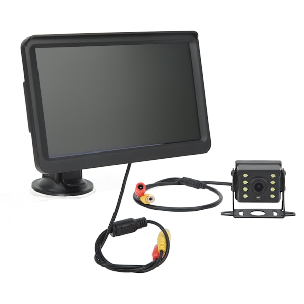 7-tums bakre bildskärm 8 lampor Camera Kit IP66 Vattentät Night Vision Universal för Van Truck RV SUV