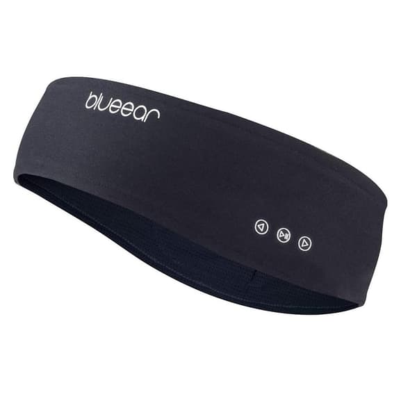 INF Sovhörlurar Pannband med Bluetooth-hörlurar och mikrofon Black