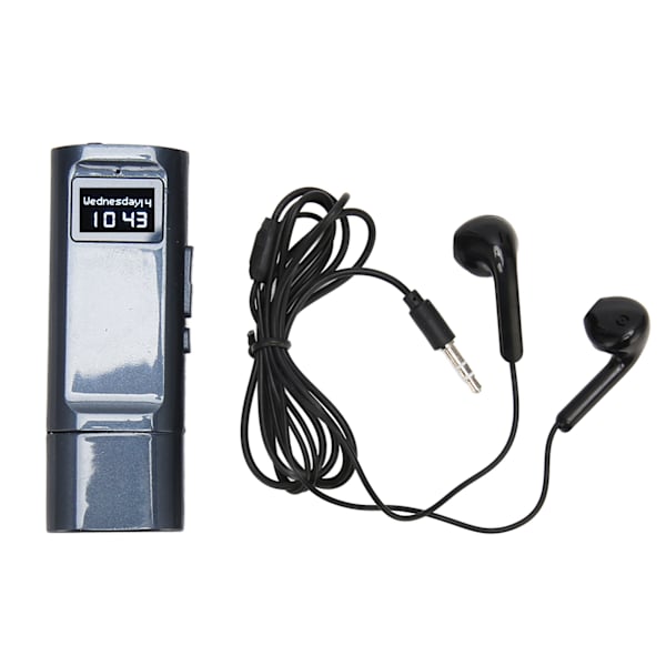 Röstaktiverad Recorder AI Intelligent HD Noise Reduction Mini Röstinspelare för mötesintervju Föreläsning 16G