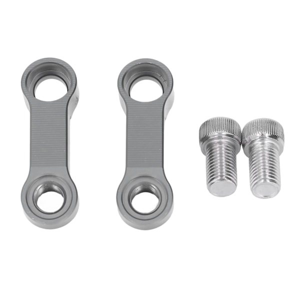 10mm Spejlforhøjere Forlængere Aluminium Legering Spacere Forlængelsesadapter Sæt til F900XR F900R S1000XR S1000R Grå