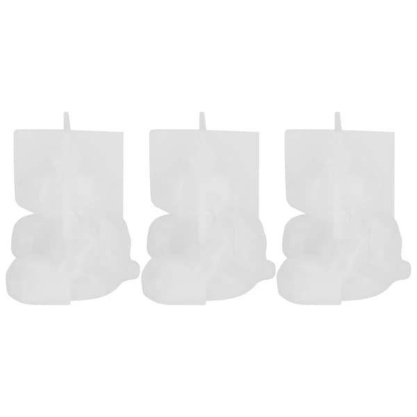 3 stk. Bjørneformet Resin Støbeforme 3D Epoxy Dyr Silikoneform til Dekoration