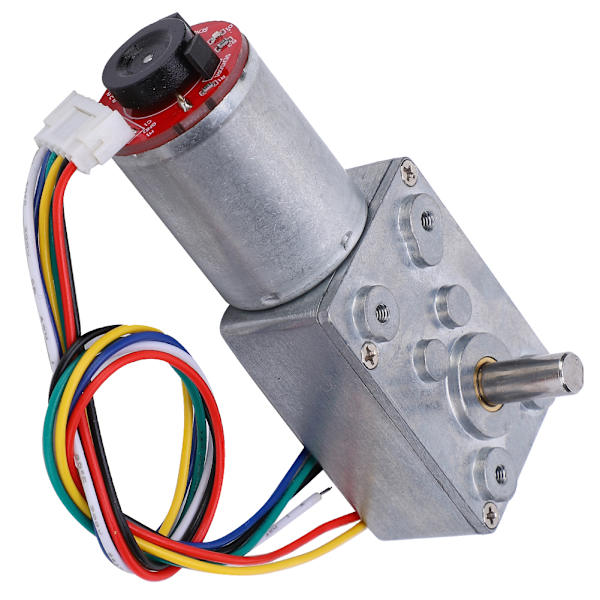 Vaihdemoottorivaihde Vaihdeventtiili koodarilla 20–60RMP Harjattu DC-moottori Elektroniset laitteet JGY371DC12V 60RPM