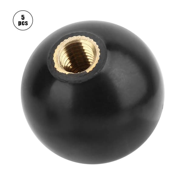 5 st BM8*30 Inbyggd kopparskruvmutter Runt bakelitkulknopphandtag