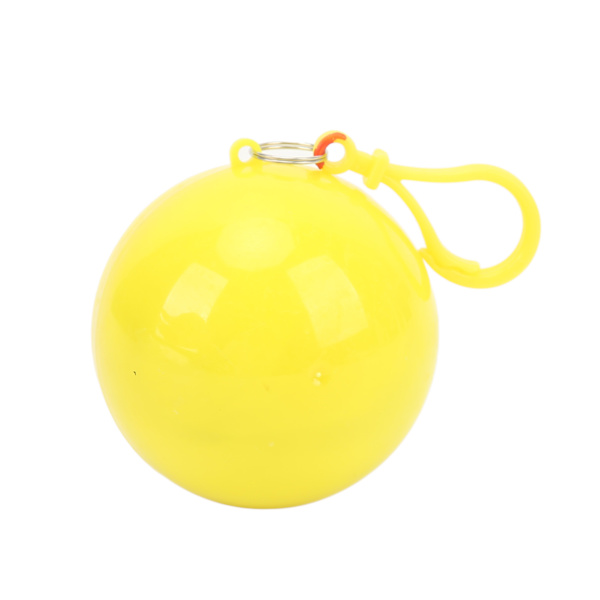 Regnponcho Engangs Regnjakk PVC Regnbeskyttelse med Ball for Nødvendig Fjellklatring Reise
