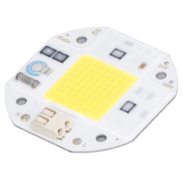 COB Lampeperle Høj Effekt LED Chip Høj Lysstyrke COB Lys Emitter Drive Free til DIY Belysning 110V50W Koldhvid 5800K-6500K